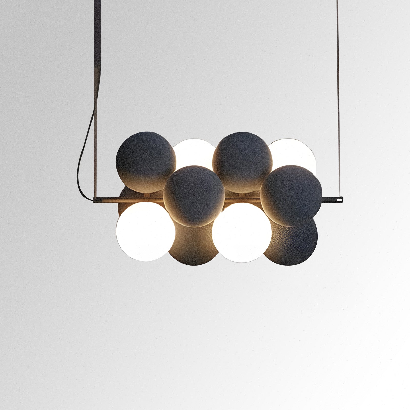 Aurela Geometric Orb Chandelier For Modern Interiors And Architectural Ambient Glow