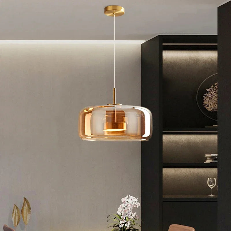 Glass Dome Chandelier By AstraLume, A Modern Ceiling Light For Hallways, Living Rooms, And Dining Areas