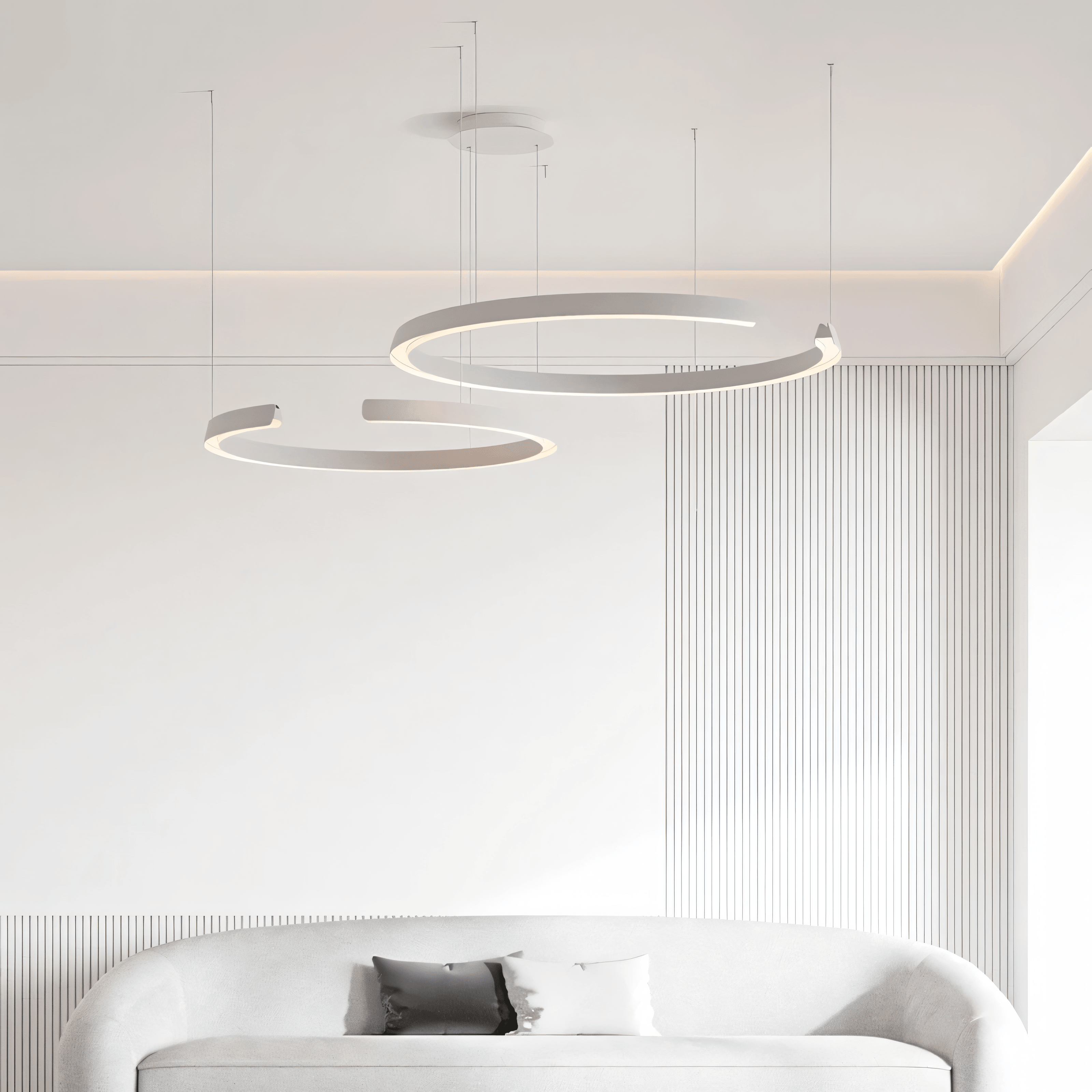 Orionyx Geometric Ring Chandelier With Contemporary Design, Captivating Symmetry, Premium Craftsmanship