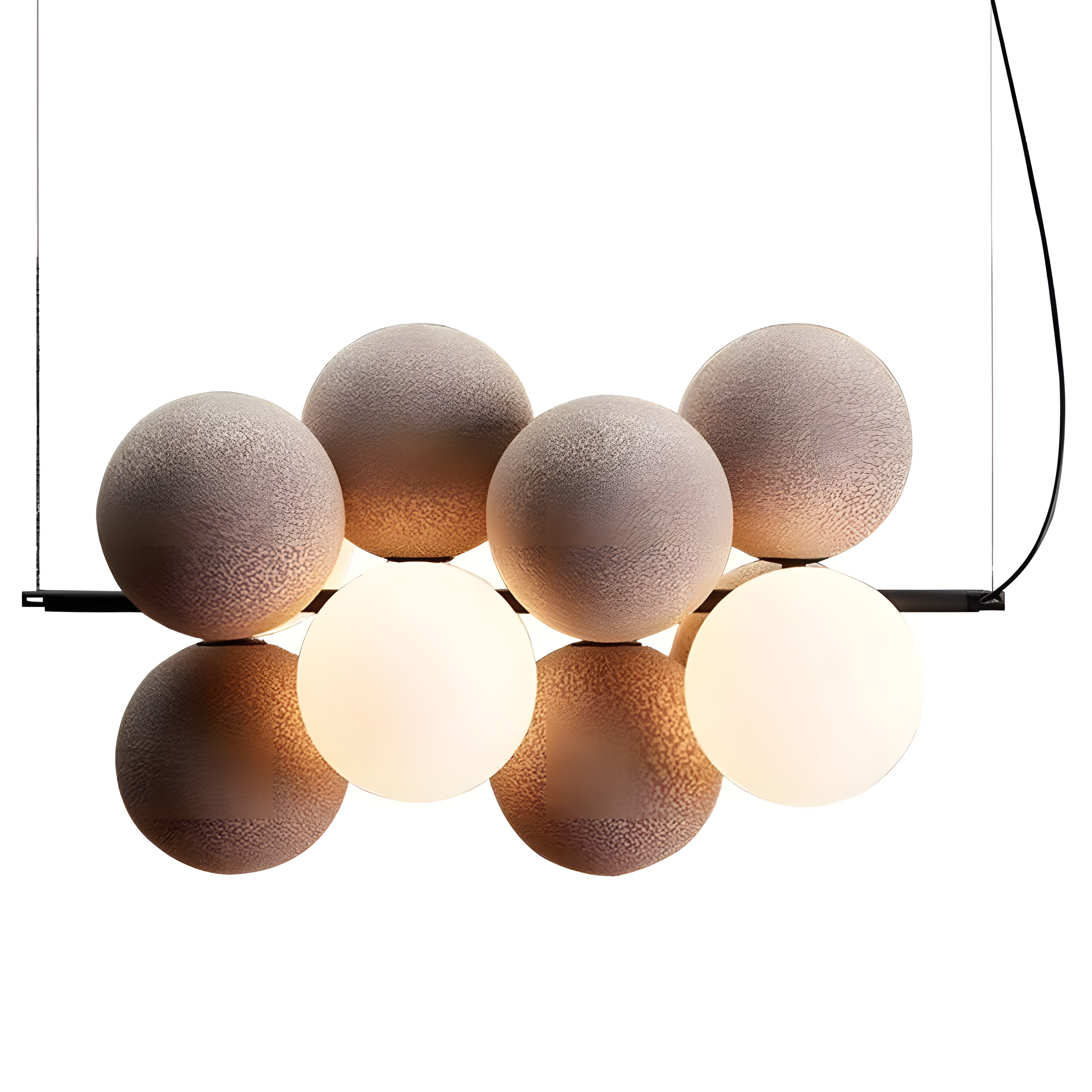 Aurela Geometric Orb Chandelier For Modern Interiors And Architectural Ambient Glow